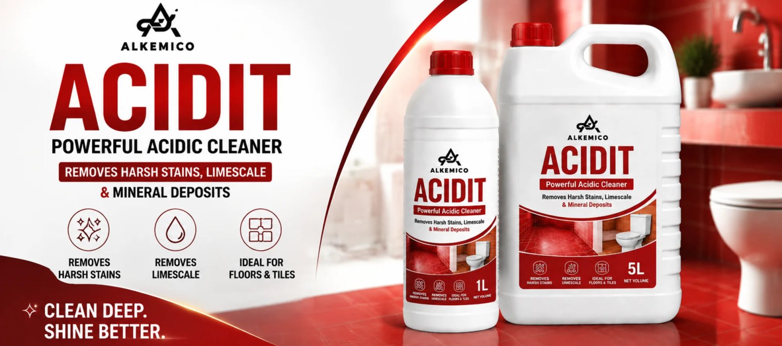 Acidlt Red Sweep acid toilet cleaner